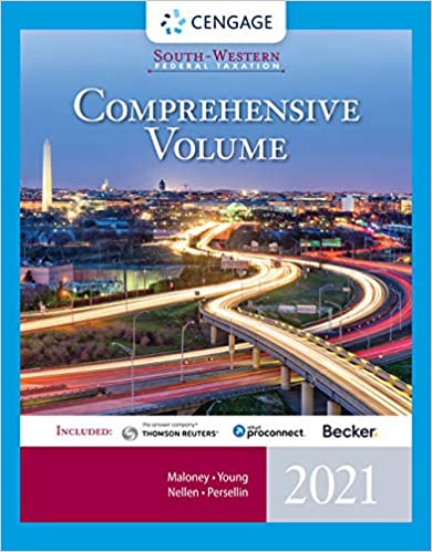 Solution Manual for South Western Federal Taxation 2021 Comprehensive 44th Edition by David M. Maloney