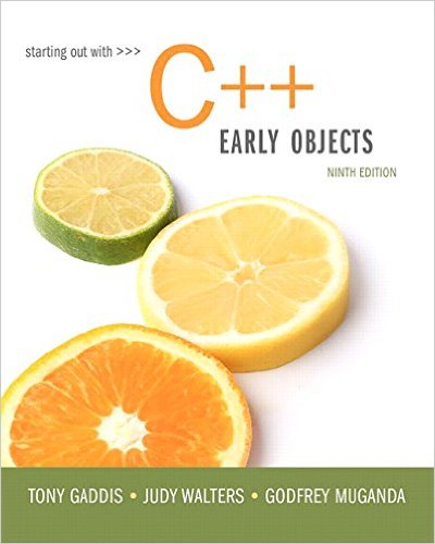 Solution Manual for Starting out with C++ Early Objects 9th Edition by Tony Gaddis