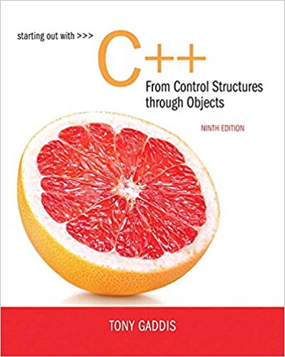 Solution Manual for Starting Out with C++ from Control Structures to Objects 9th Edition by Tony Gaddis