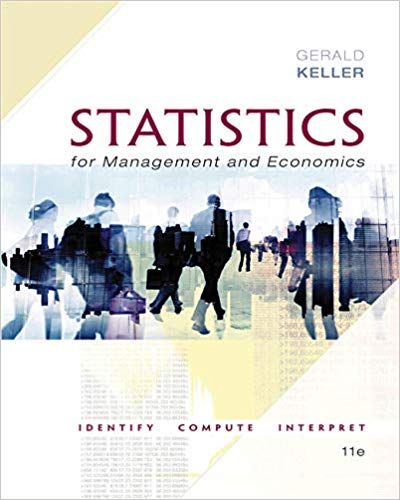 Solution Manual for Statistics for Management and Economics 11th Edition by Gerald Keller