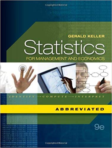 Solution Manual for Statistics for Management and Economics 9th Edition by Gerald Keller