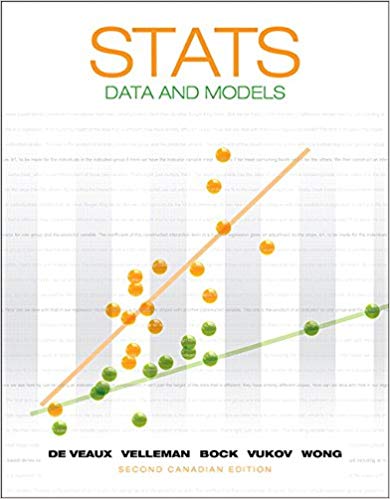 Solution Manual for Stats Data and Models 2nd Canadian Edition by Richard D. De Veaux