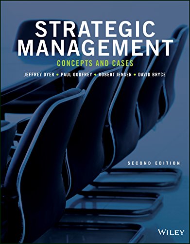 Solution Manual for Strategic Management Concepts and Cases 2nd Edition by Jeffrey H. Dyer