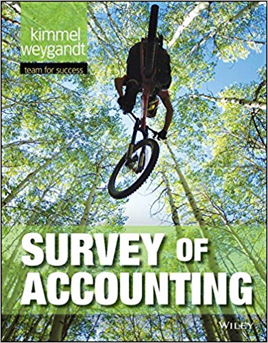 Solution Manual for Survey of Accounting 1st Edition by Paul D. Kimmel