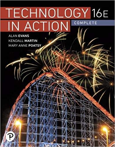 Solution Manual for Technology In Action Complete 16th Edition by Alan Evans