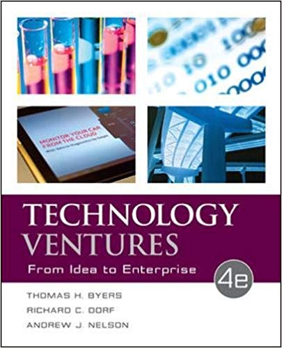 Solution Manual for Technology Ventures From Idea to Enterprise 4th Edition by Thomas H. Byers