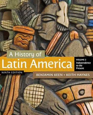 Test Bank for A History of Latin America Volume 2 9th Edition by Benjamin Keen