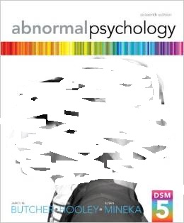 Test Bank for Abnormal Psychology 16th Edition by James N. Butcher