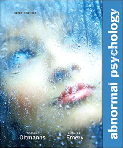 Test Bank for Abnormal Psychology 7th Edition by Thomas F. Oltmanns
