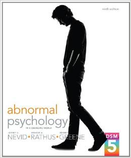 Test Bank for Abnormal Psychology in a Changing World 9th Edition by Jeffrey S. Nevid