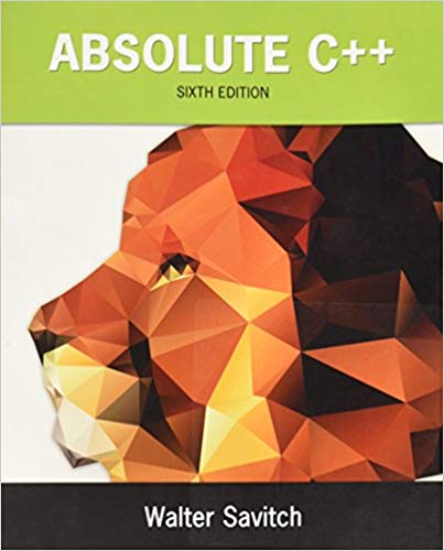 Test Bank for Absolute C++ 6th Edition by Walter Savitch Kenrick Mock