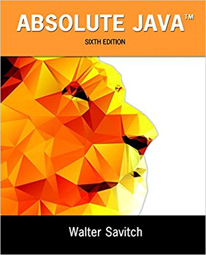 Test Bank for Absolute Java 6th Edition by Walter Savitch Kenrick Mock