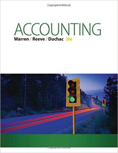 Test Bank for Accounting 26th Edition by Carl S. Warren