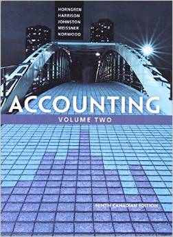 Test Bank for Accounting 9th Canadian Edition Volumer II by Charles T. Horngren