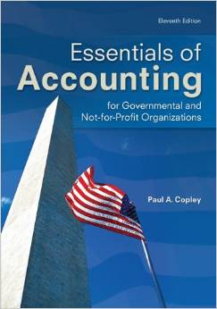 Test Bank for Essentials of Accounting for Governmental and Not for Profit Organizations 11th Edition by Copley