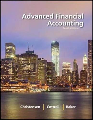 Test Bank for Advanced Financial Accounting 10th Edition by Theodore E. Christensen