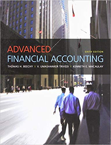Test Bank for Advanced Financial Accounting 6th Edition by Thomas H. Beechy