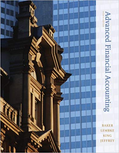 Test Bank for Advanced Financial Accounting 8th Edition by Richard Baker