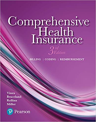 Test Bank for Comprehensive Health Insurance Billing Coding and Reimbursement 2 downloads 3rd Edition by Vines Deborah