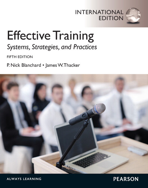 Test Bank for Affective Training Systems Strategies and Practices International 5th Edition by P. Nick Blanchard