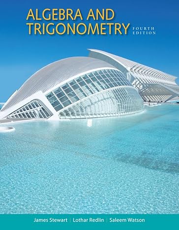 Test Bank for Algebra and Trigonometry 4th Edition by James Stewart