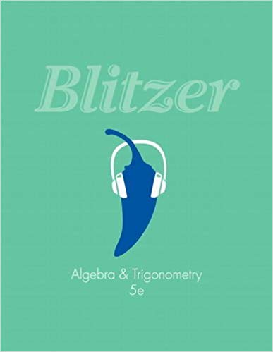 Test Bank for Algebra and Trigonometry 5th Edition by Robert F. Blitzer
