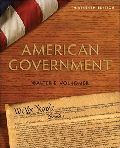 Test Bank for American Government 13th Edition by Walter E. Volkomer