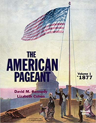 Test Bank for American Pageant Volume 1 16th Edition by David M. Kennedy