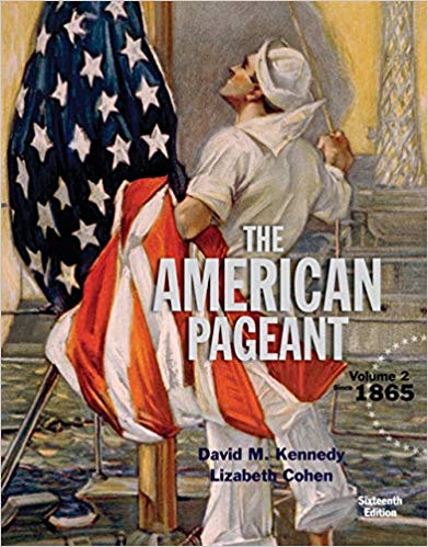 Test Bank for American Pageant Volume 2 16th Edition by David M. Kennedy
