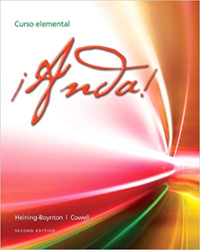 Test Bank for Anda Curso elemental 2nd Edition by Audrey L. Heining Boynton