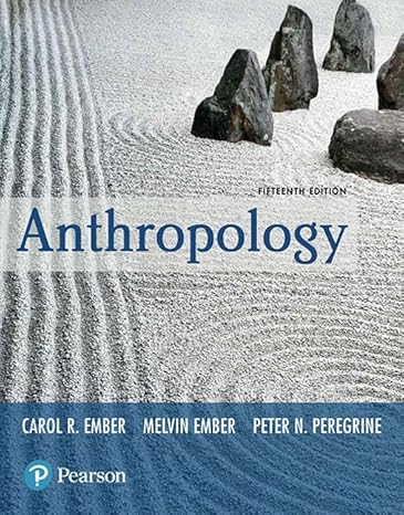 Test Bank for Anthropology 15th Edition by Carol R. Ember