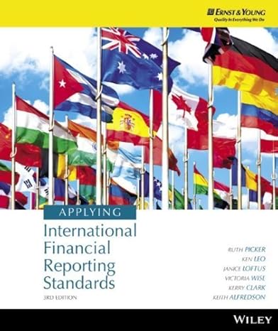 Test Bank for Applying International Financial Reporting Standards 2nd Edition by Ruth Picker
