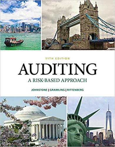 Test Bank for Auditing A Risk Based Approach 11th Edition by Karla M. Johnstone