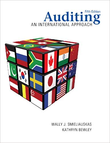 Test Bank for Auditing An International Approach 5th Edition by Wally Smieliauskas