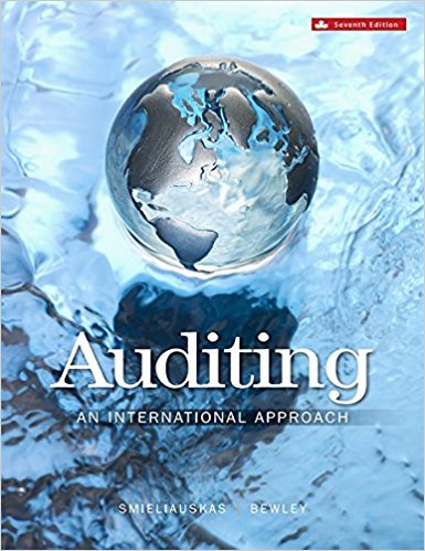 Test Bank for Auditing An International Approach 7th Edition by Wally Smieliauskas