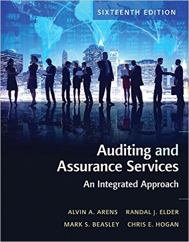 Test Bank for Auditing and Assurance Services 16th Edition by Alvin A. Arens