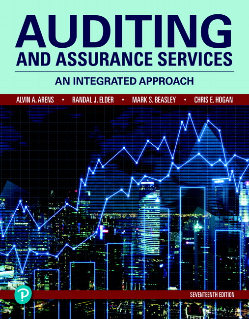 Test Bank for Auditing and Assurance Services 17th edition by Alvin A. Arens