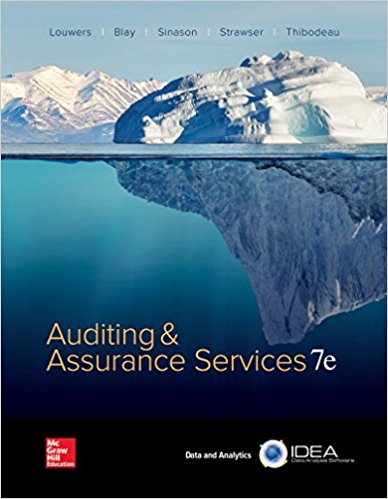 Test Bank for Auditing and Assurance Services 7th Edition by Timothy J Louwers