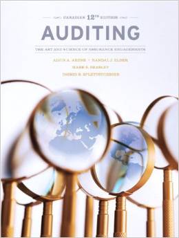 Test Bank for Auditing The Art and Science of Assurance Engagements 12th Canadian Edition by Alvin A. Arens