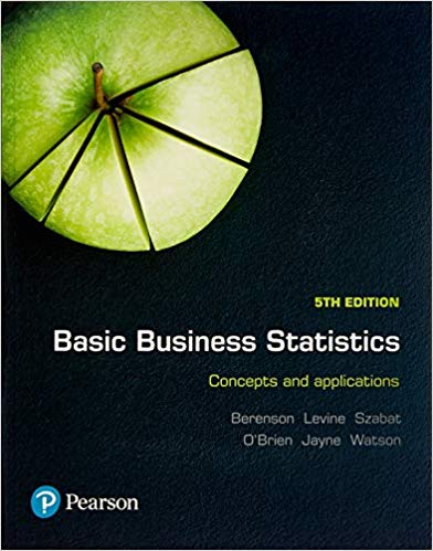 Test Bank for Basic Business Statistics 5th Edition by Mark