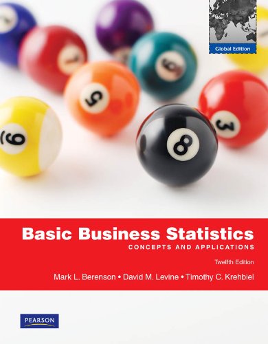 Test Bank for Basic Business Statistics Global Edition 12th edition by Mark Berenson