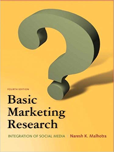 Test Bank for Basic Marketing Research 4th Edition by Naresh K. Malhotra