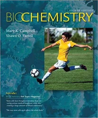 Test Bank for Biochemistry 8th Edition by Mary K. Campbell
