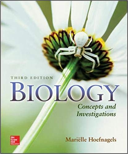 Test Bank for Biology Concepts and Investigations 3rd Edition by Mari�lle Hoefnagels Dr.