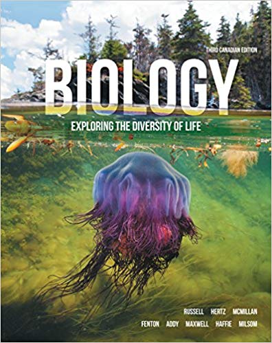 Test Bank for Biology Exploring the Diversity of Life 3rd canadian Edition by Peter Russell
