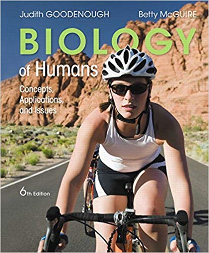 Test Bank for Biology of Humans Concepts Applications and Issues 6th Edition by Judith Goodenough