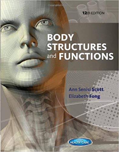 Test Bank for Body Structures and Functions 12th Edition by Ann Senisi Scott