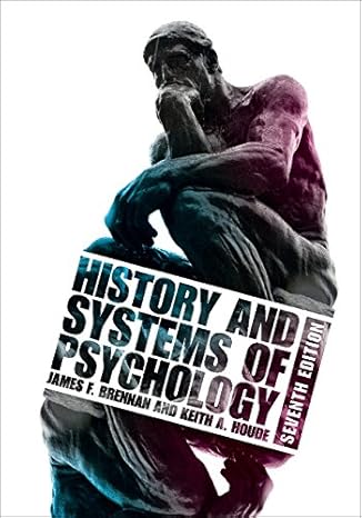 Test Bank for Brennan 7e History and Systems of Psychology 7e