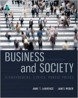 Test Bank for Business and Society Stakeholders Ethics Public Policy 14th Edition by Anne Lawrence
