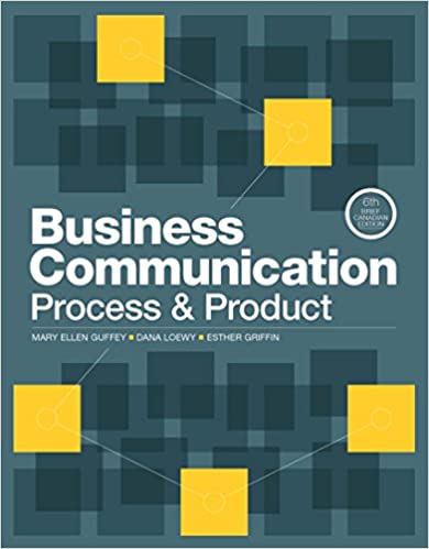 Test Bank for Business Communication Process and Product Brief Edition 6th Edition by Mary Ellen Guffey